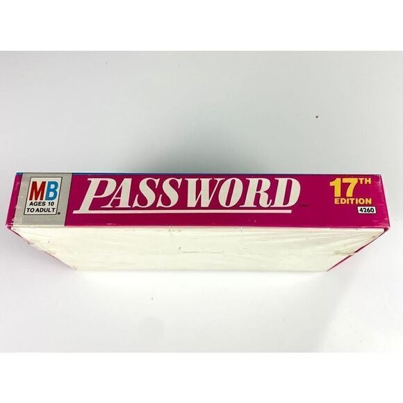 Vtg 1977 Milton Bradley Co Password 17th Edition The Famous Word Assn Game NOS B - Picture 2 of 5